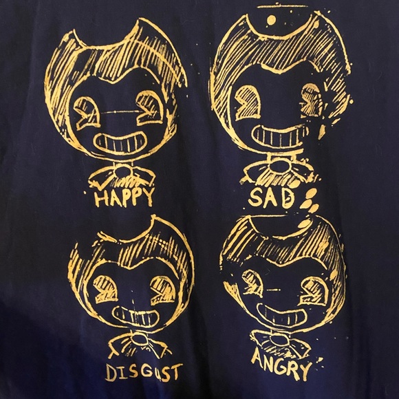 Bendy and the Ink Machine Long Sleeve Shirt Size 2XL - Picture 2 of 3